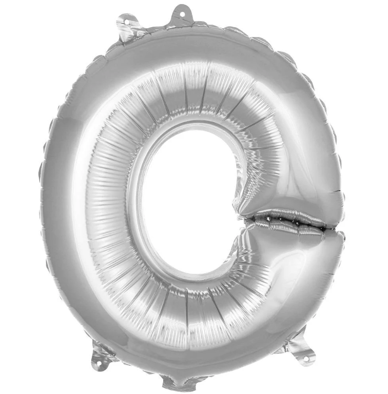 Folyo Balon Gümüş O 16 İnç 36 Cm